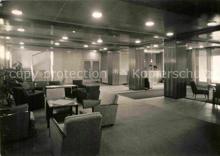 Antonshoehe Breitenbrunn Sanatorium fuer natuerliche Heilweise Empfangshalle Han