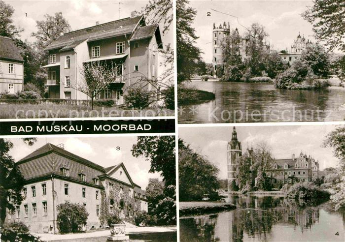 Bad Muskau Oberlausitz Turmvilla Schlossruine Moorbad Schloss