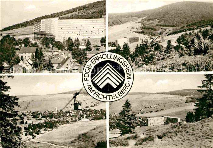 Oberwiesenthal Erzgebirge FDGB Erholungsheim Am Fichtelberg Bergbahn Landschafts