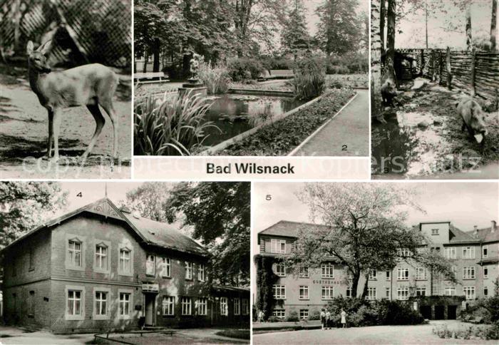 Bad Wilsnack Tierpark Parkanlagen Haus Birkengrund Goethehaus