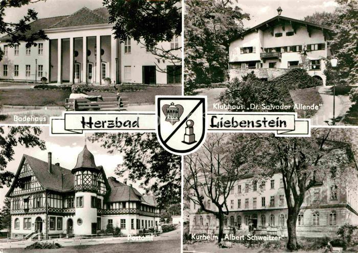 Bad Liebenstein Badehaus Klubhaus Dr Salvador Allende Kurheim Albert Schweitzer