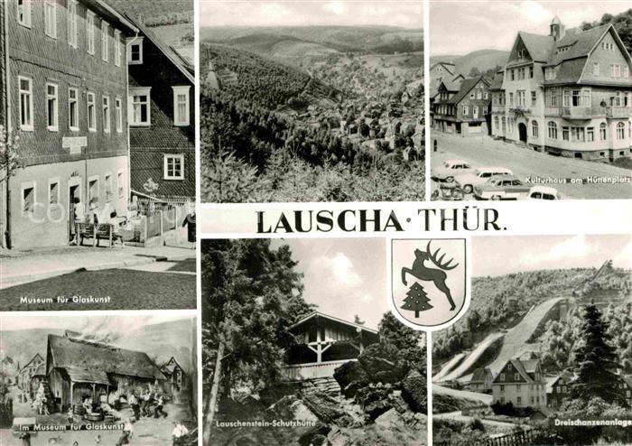 Lauscha Glaskunst Museum Kulturhaus Huettenplatz Lauschenstein Schutzhaus Dreisc