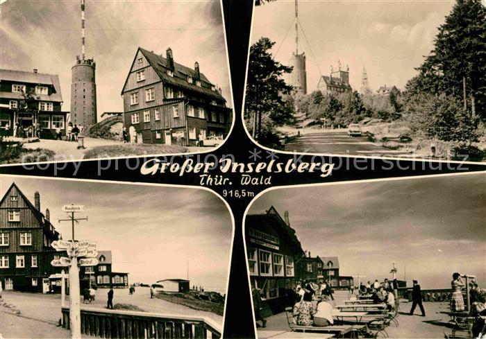 Grosser Inselsberg Berghotel Gaststaette Sender Turm