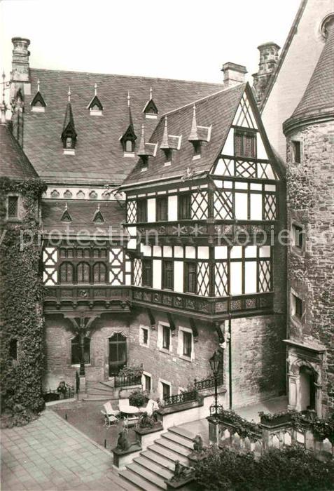Wernigerode Harz Schlosshof Feudalmuseum