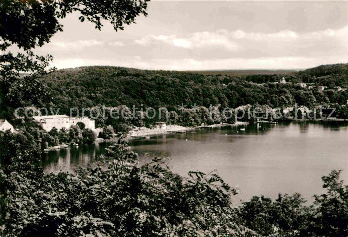 Buckow Maerkische Schweiz Panorama Blick von der Bollersdorfer Hoehe Schermuetze