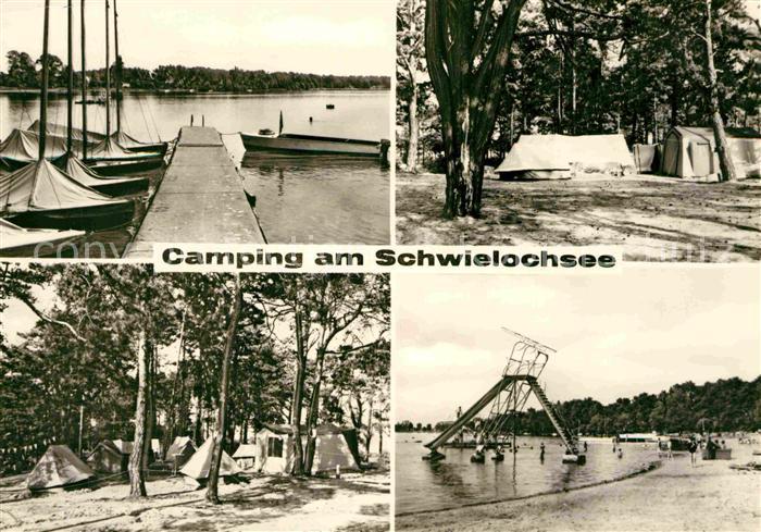 Schwielochsee Campingplatz Badestrand Bootsanleger