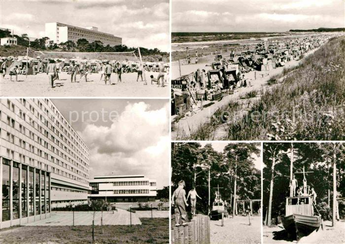 Zinnowitz Ostseebad Feriendienst IG Wismut Beachvolleyball Erholungsheim Roter O