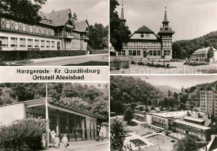 Alexisbad Harz Hotel Linde Cafe Exquisit Reichsbahn Erholungsheim Selketal Ferie
