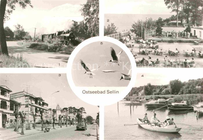 Sellin Ruegen Kleinbahn Freilichtbuehne Wilhelm Pieck Strasse Selliner See Moewe