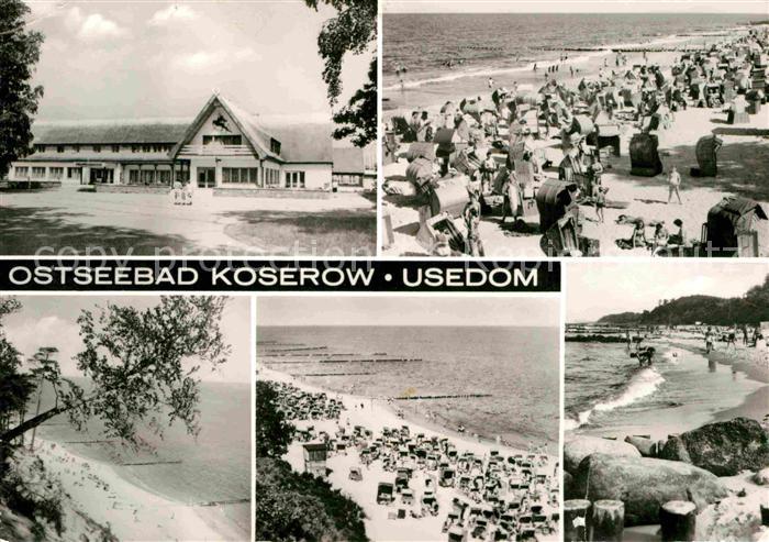 Koserow Ostseebad Usedom Ferienheim Strand Steilkueste