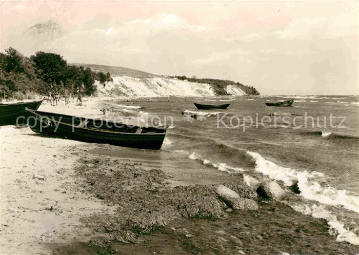 Goehren Ruegen Suedstrand Boot Kueste