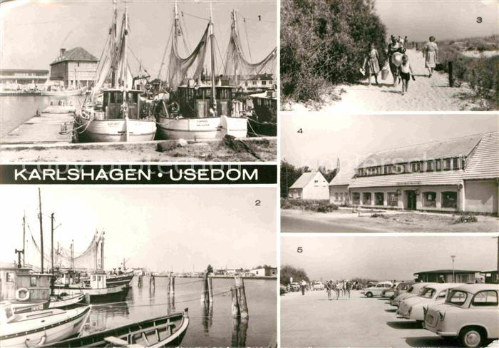 Karlshagen Fischerhafen Weg zum Strand HO Landwarenhaus