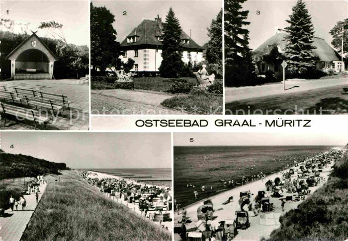Graal-Mueritz Ostseebad Musikpavillon Kliniksanatorium Gaertnerische Produktions