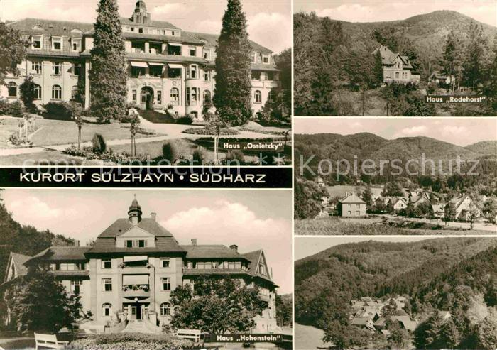 Suelzhayn Haus Ossietzky Haus Rodehorst Haus Hohenstein Landschaftspanorama Kuro