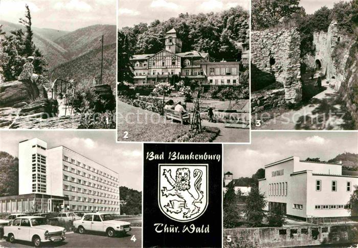 Bad Blankenburg Griesbachfelsen FDGB Erholungsheim Burg Greifenstein FDGB Urlaub