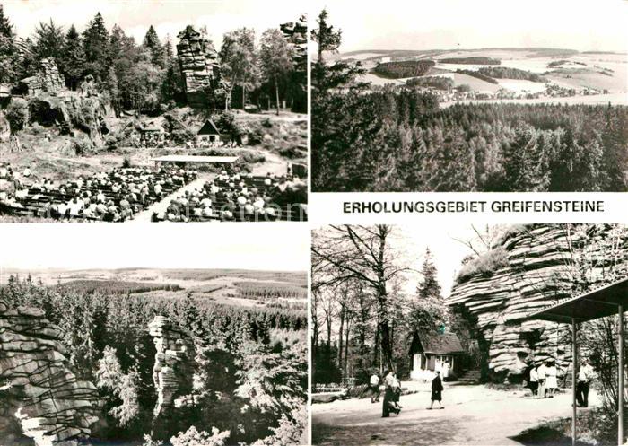 Ehrenfriedersdorf Erzgebirge Erholungsgebiet Greifensteine Freilichtbuehne Felsf