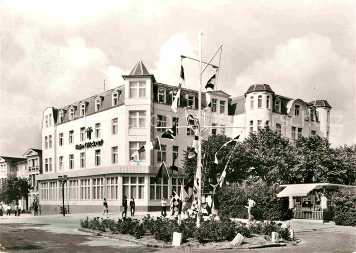 Zinnowitz Ostseebad Ferienheim Glueck auf Fahnen