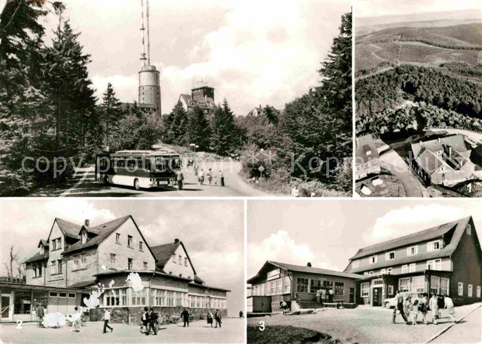 Grosser Inselsberg Turm HO Gaststaette Bus Berggasthof Stoehr