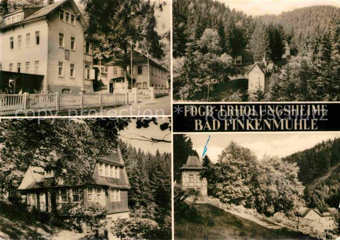 Bad Finkenmuehle FDGB Erholungsheime Waldpartie