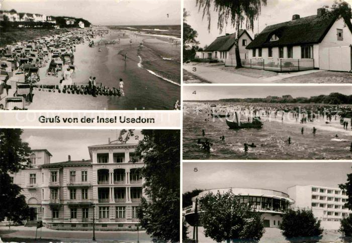 Insel Usedom Ostseebaeder Bansin Heringsdorf Zempin Ahlbeck Loden Koelpinsee