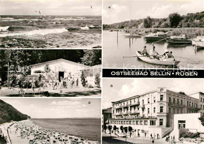 Sellin Ruegen Ostsee Ferienlager Otto Buchwitz VE Kuehlbetrieb Berlin Strand Sel