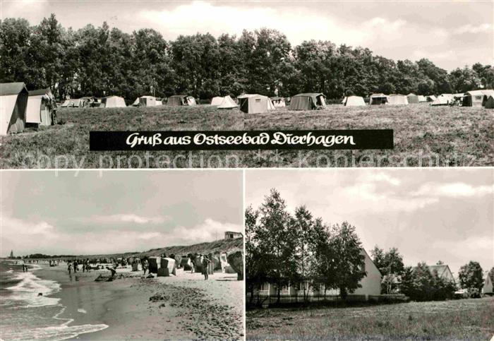 Dierhagen Ostseebad Zeltplatz Camping Betriebsferienheim Strand