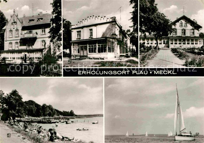 Plau See FDGB Erholungsheime Strandbad Player See Mecklenburgische Seenplatte