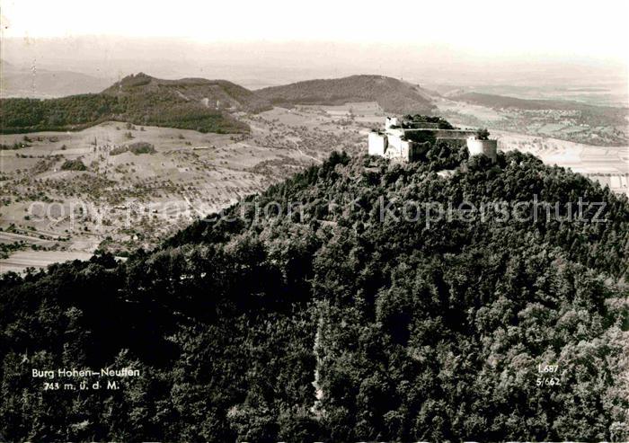 Neuffen Burg Hohenneuffen Fliegeraufnahme