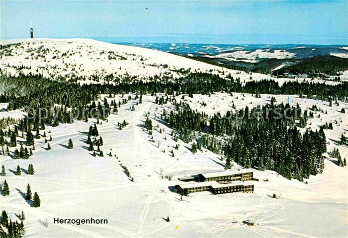 Herzogenhorn Wintersportplatz Fliegeraufnahme