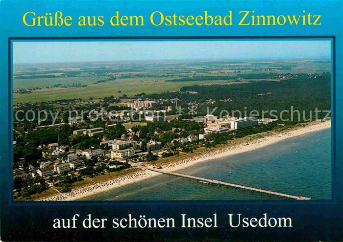 Zinnowitz Ostseebad Fliegeraufnahme