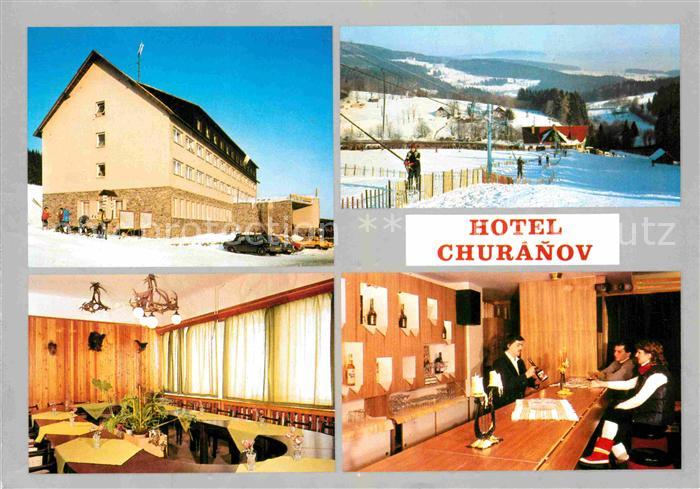 Stachy Susice Okres Pachatice Hotel Churanov Bar Restaurant Winterpanorama