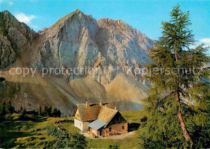 Feistritz Rosental Klagenfurter Huette in den Karawanken gegen Klagenfurter Spit