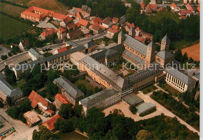 Muensterschwarzach Benediktinerabtei Fliegeraufnahme
