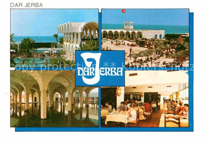 Jerba Hotel Dar Jerba Restaurant Swimming Pool Strand