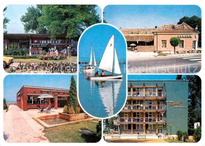 Balatonszemes Hotel Restaurant Segeln Plattensee