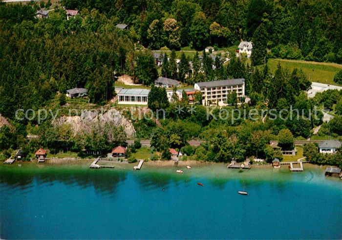 Toeschling Poertschach Woerthersee Haus Woerthersee Fliegeraufnahme
