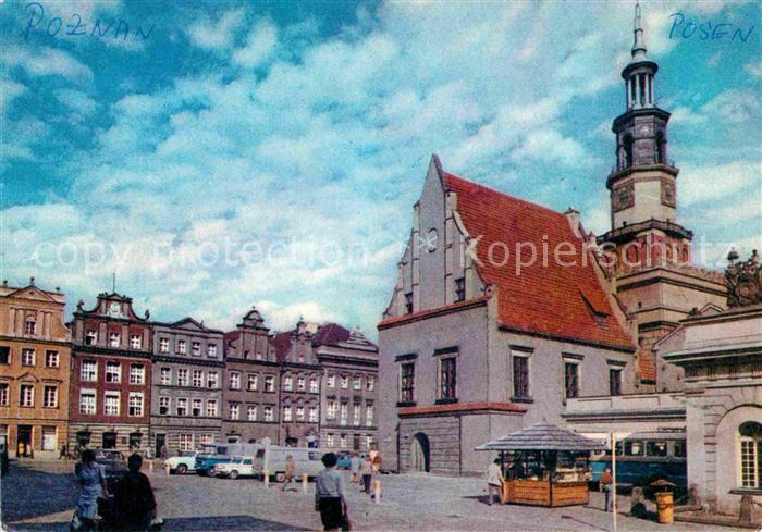 Poznan Posen Zrekonstruowany budynek d. Wagi Miejskiej Stadtwaage Alter Markt