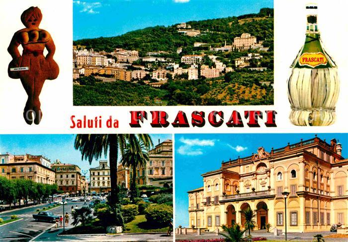 Frascati Panorama Innenstadt Gebaeude Frascati Wein