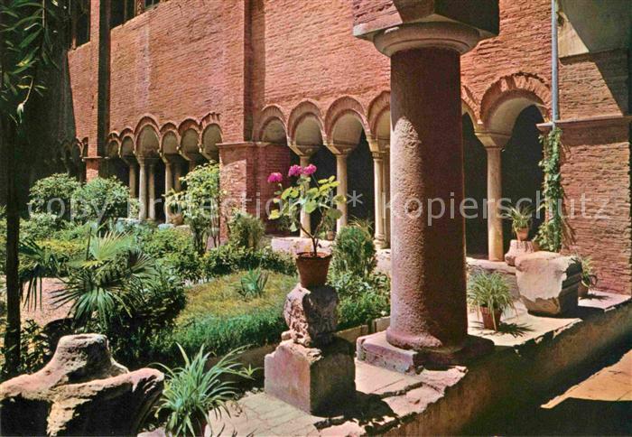 Roma Rom Basilica di S Lorenzo fuori le Mura Chiostro Basilika Kreuzgang