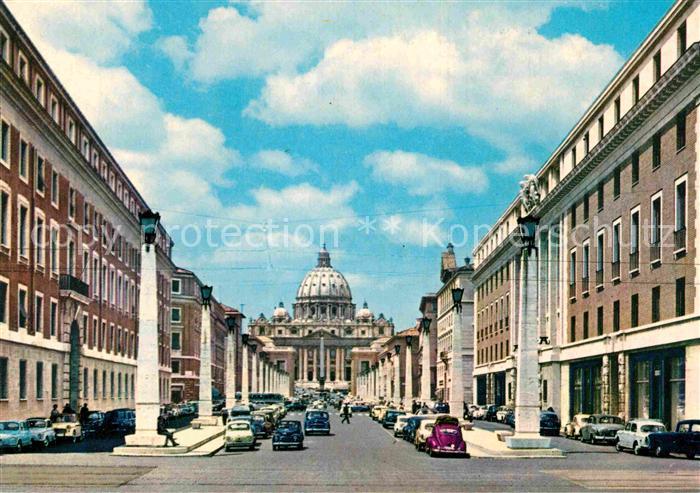 Roma Rom Via della Conciliazione e San Pietro Petersdom