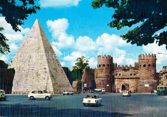 Roma Rom Piramide di Caio e Porta S Paolo Cestius Pyramide