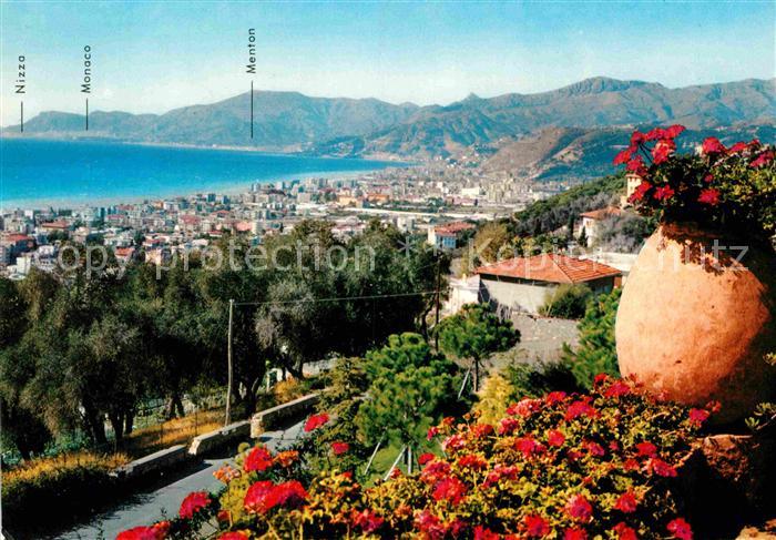 Bordighera Panorama Kueste