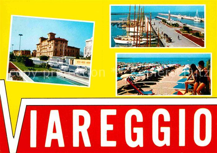 Viareggio Hafen Mole Segelyachten Strand
