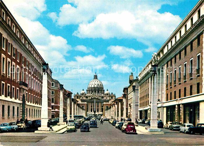 Roma Rom Via della Conciliazione e San Pietro Petersdom
