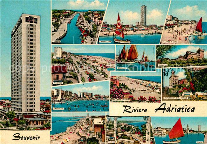 Riviera Adriatica Staedte an der Riviera