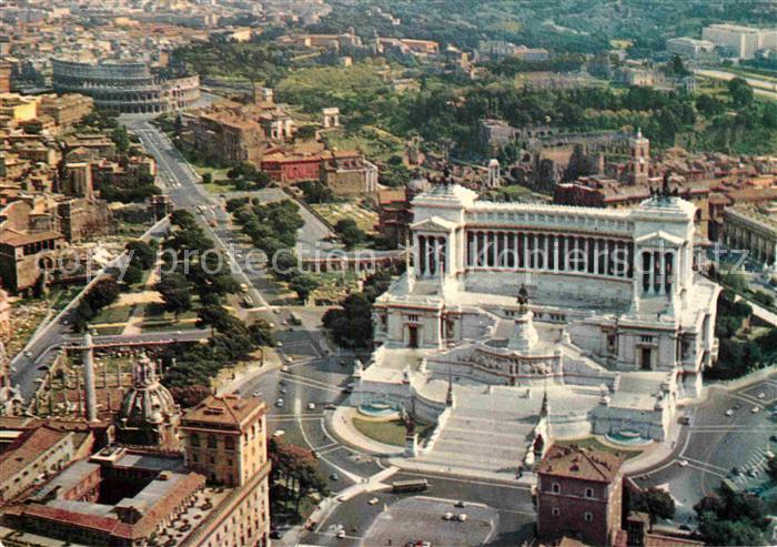 Roma Rom Veduta dall aereo del Monumento a Vittorio Emanuele II Denkmal