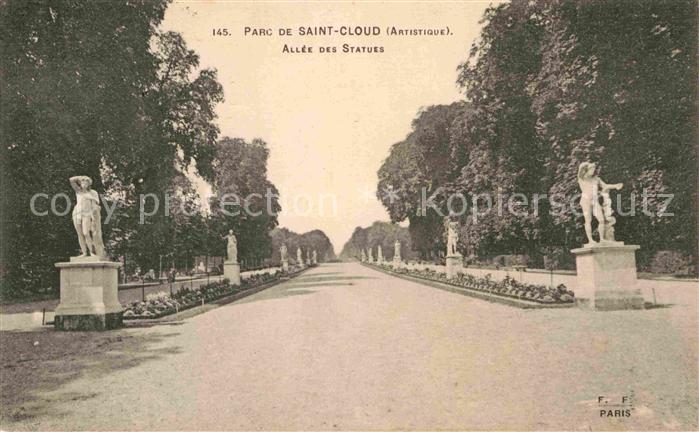 Saint Cloud Park Allee de Statues
