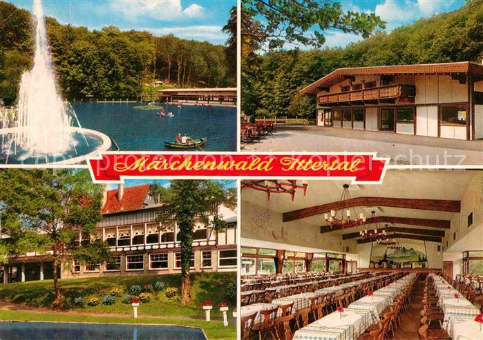 Wald Solingen Maerchenwald Gondelteich Fontaene Restaurant