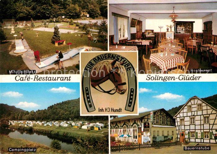 Glueder Solingen Restaurant Bauernstube Minigolf Campingplatz