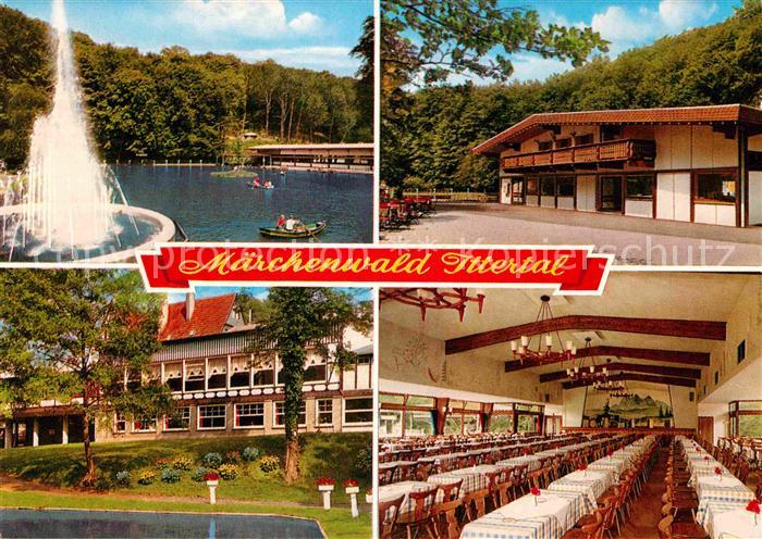 Wald Solingen Maerchenwald Ittertal Fontaene Gasthaus Gondelteich